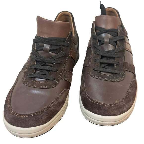 Mephisto Vito Men's Dark Brown and Tan Sneakers Sz 11.5 Leather and suede - Picture 3 of 16